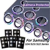 Diamond Camera Lens Protector Samsung Galaxy S23Ultra S24 Ultra S24Plus S22 Ultra Tempered Glass Fil