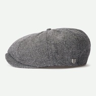 Brixton Brood Newsboy-Grey/Black Newsboy Cap < Jimi >