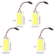1-8Pcs T10 W5w Cob 18SMD 24SMD 36SMD 48SMD Car Led Clearance License Panel Lamp Auto Interior Readin