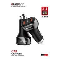 ONESAM OS-G10 Car Charger / 3.1 Auto Max Fast Quick Charging / Dual USB Output