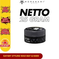 GATSBY Styling Wax Mat & Hard Side Blow Minyak Rambut Pomade Pria 25 75 gr gram