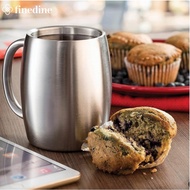 Stainless Steel Water Glass Coffee Cup 14 oz Handle Model