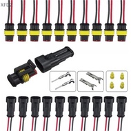 [XFD]  5x 2Pin Car Waterproof Electrical Connector Plug With Wire AWG Marine Black
Fashion 5x 2Pin 