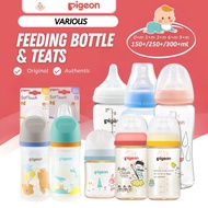100% ORIGINAL Pigeon PPSU T-Ester PP SoftTouch Wide Slim Long Neck Baby Bottle Feeding Nursing Botol