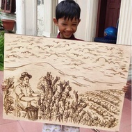 KAYU Costum Poster Wood Carving Laser Vector dreamstime/adobestock/istockphoto/depositphoto/123rf PR