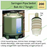 Filter Keran Air - Saringan Pipa Sedot Bak Air 200 Mikron Under Ground