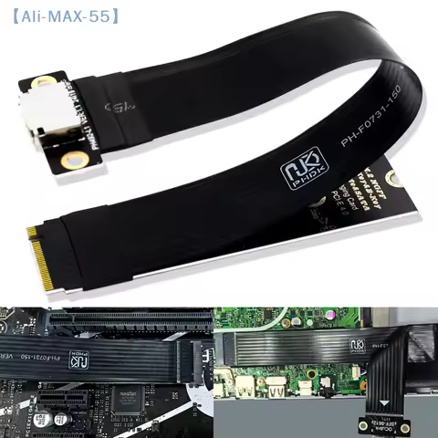 M.2 NVME To Oculink 4i Extension Cable For SSD Graphics Card M2 M Key To SFF-8611 SFF-8612 Adapter C