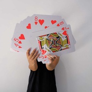 JUMBO playing card poker/ playing card/ boardgame/ LARGE toy/ BIG SIZE 54 SHEETS