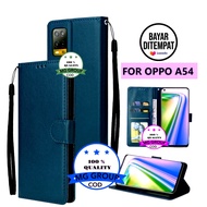 Flip Case OPPO A54 / A16 Flip Dompet Casing HP Flip Wallet Leather Cover Dompet hp