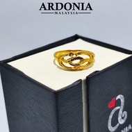 ARDONIA Cincin Tali Emas 375 (9K Gold / 375 Gold)