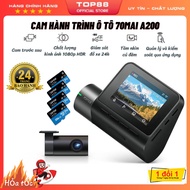 70Mai A200 HDR dash cam International version, exclusive single scanning technology