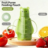 HSV Pattern Safe Squeeze Bag For Homemade Puree Storage Multi Color