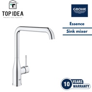 GROHE Essence L-Spout Kitchen Sink Mixer | GROHE StarLight | GROHE SilkMove | *10-year warranty | 30