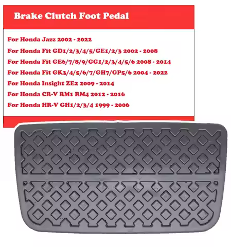 1Pc Car Automatic Brake Pedal Rubber Foot Pad Replacement For Honda CR-V CRV RM1 RM4 2012 2013 2014 