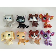 8pcs/lot LPS Toy pet shop cat dog dragon Littlest Pet Shop kid toy #0607