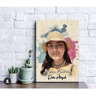 UV Photo Print Wooden media Painting/ 30x40 cm