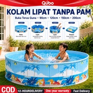 Kids Foldable Swimming PoolFamily Foldable Swimming Round Pool Outdoor Kolam Lipat Terkini 免充氣泳池