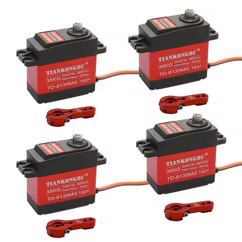Waterproof 180/270 Degree 20KG 25KG 30KG 35kg 60KG Large Torque Metal Gear Digital Servo for 1/8 1/1