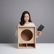 Brewog Style Planar Box 8, 10, 12, 15 Inch Subwoofer - High Performance Low Sub Assembly Speaker Box