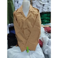 KEMEJA Girl Scout School Uniform Long Sleeve Girl Scout School Uniform Elementary/Middle/High School