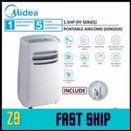 Midea 1.5HP Ionizer Portable Air Conditioner MPF-12CRN