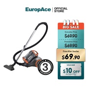 (Pre-Order) EuropAce EVC 1150V 22000PA Multi-Cyclone Bagless Canister Vacuum with HEPA Filter