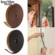 PEONIES 5/10M Seal Strip Soundproof Weather Strips Rubber Draught Excluder