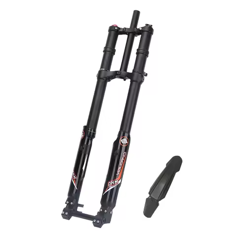DNM Double Should Front Fork USD-8N Downhill MTB Air Suspension Fork 203mm Axle 110*20mm Dual Disc B