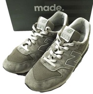 二手 NEW BALANCE M996 美國製造 M996GY 灰色絨面革運動鞋，尺寸 US11D (29cm)。