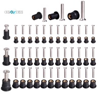 36 Pairs /M5/M6 Neoprene Well Nuts Rubber Well Nuts With Stainless Steel Screw Kayak Brass Copper Bo