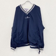 90年代古著Champion套頭夾克，復古款，藏藍色，XL碼