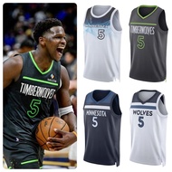 Hot Pressed Jersey Anthony Edwards City Edition Basketball Jersey Minnesota Timberwolves Jersey