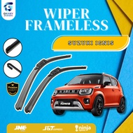 Car Wiper SUZUKI Ignis - Frameless Soft Model 1 Set Kiri and Right W101