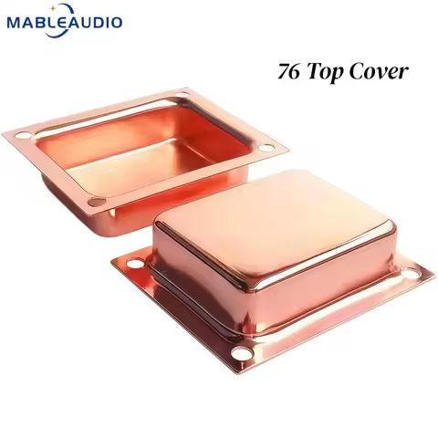 1PCS 1MM-Thick Electroplated Red Copper Top Cover Transformer Cover Loudspeaker Accessories EI76/86/