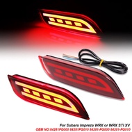 Rear Bumper Reflector Lights For Subaru Impreza/WRX,STI/2013-up XV Crosstrek Tail Brake Fog Lamps DR