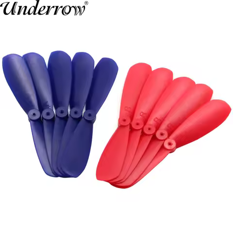 10pcs 46mm 4.6cm 0.8mm 1.0MM CW CCW AB Props Propellers Main Blades fit 716 615 720 Coreless Motor F