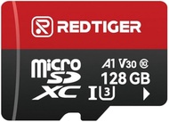 REDTIGER High Speed Micro SD Card with Adapter microSDXC UHS-I Class 10 U3 V30 A2 Support for Dash C