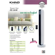 Khind Tower Fan FD301R With Remote Control