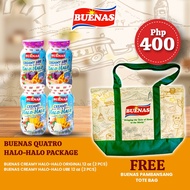 Buenas Quatro Halo Halo Package with FREE TOTE BAG