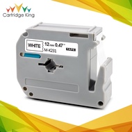1PK MK231 Label Tape Compatible for Brother M Series Label Tape Cartridge M-K231 MK231 M231 12mm*8m 