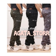 Men's Army Camouflage Long Cargo Pants Ufc Venum Mma Pamntai Gym Running Fitness - LLK.13Jl22J