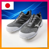 Mizuno All-Mighty ES31L Lightweight Safety Shoes for Men - JSAA A-Class, Rubber Laces, Black/White a