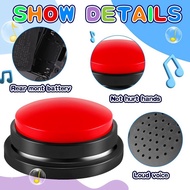 6 Pieces Recordable Answer Buzzers Button Answer Buzzers Game Show Buzzer Recordable Button Classroo