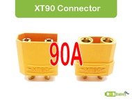 [พร้อมส่ง] (1คู่) Amass XT90 90A Male & Female Bullet Connectors Plug ปลั๊ก คอนเนคเตอร์ ขั้วต่อแบตเต