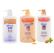 Johnson's จอห์นสัน ครีมอาบน้ำ พีเอข  5.5 ขนาด 1000 มล.