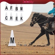 [Lohobby] 8Pcs Dressage Cones Letters Equipment Sports Events Equestrian Athletes Training Cones