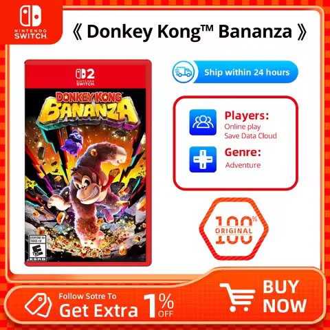 Donkey Kong Bananza - Original Physical Game Card for Nintendo Switch 2