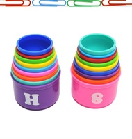 【New arrival】 Stacking Cups For Rabbits Bunnies Cups Stack Up Toy Stackable Bunny Nesting Toy Rabbit