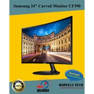 Ready Stock Samsung 24" Curved Monitor CF390 Super Slimand Sleek Design | LC24F390FHE
