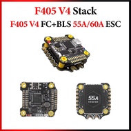 F405 V4 FC Flight Controller With  BLS 4 In 1 55A 60A ESC Stack 30x30 3-6S INAV Betaflight Configure